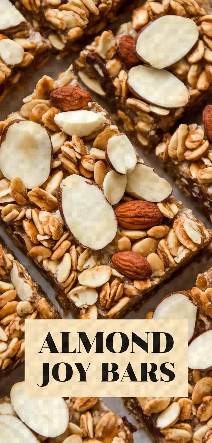 Almond Joy Granola Bars Recipe