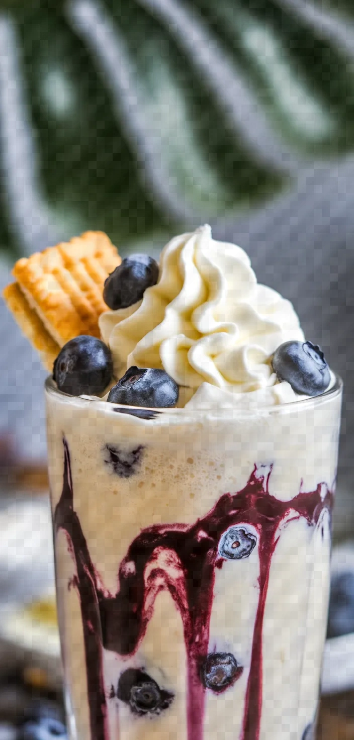 Photo of Blueberry Cheesecake Milkshake Recipe