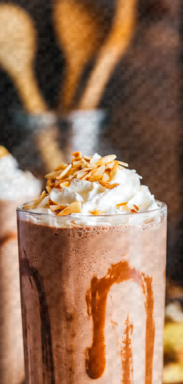 Ingredients photo for Chocolate Almond Coconut Shake Recipe