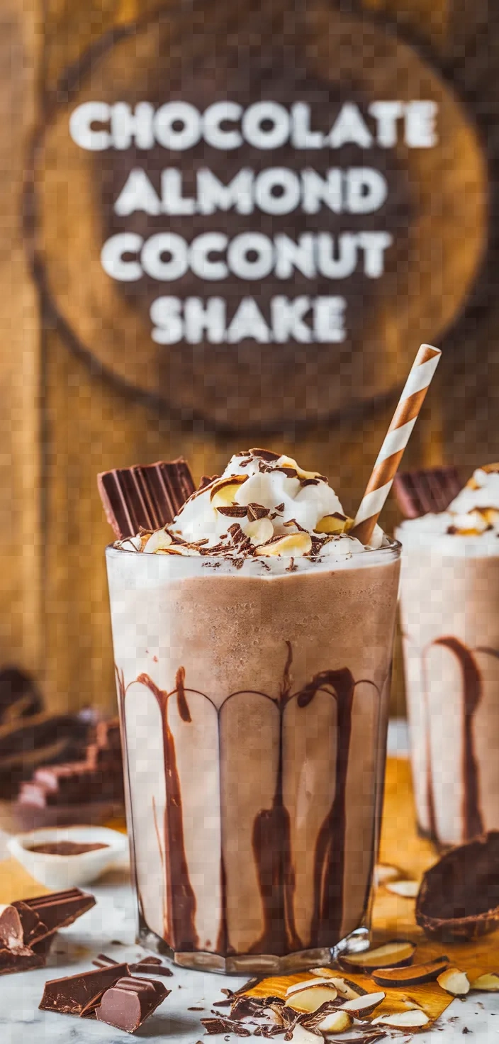 Chocolate Almond Coconut Shake Recipe