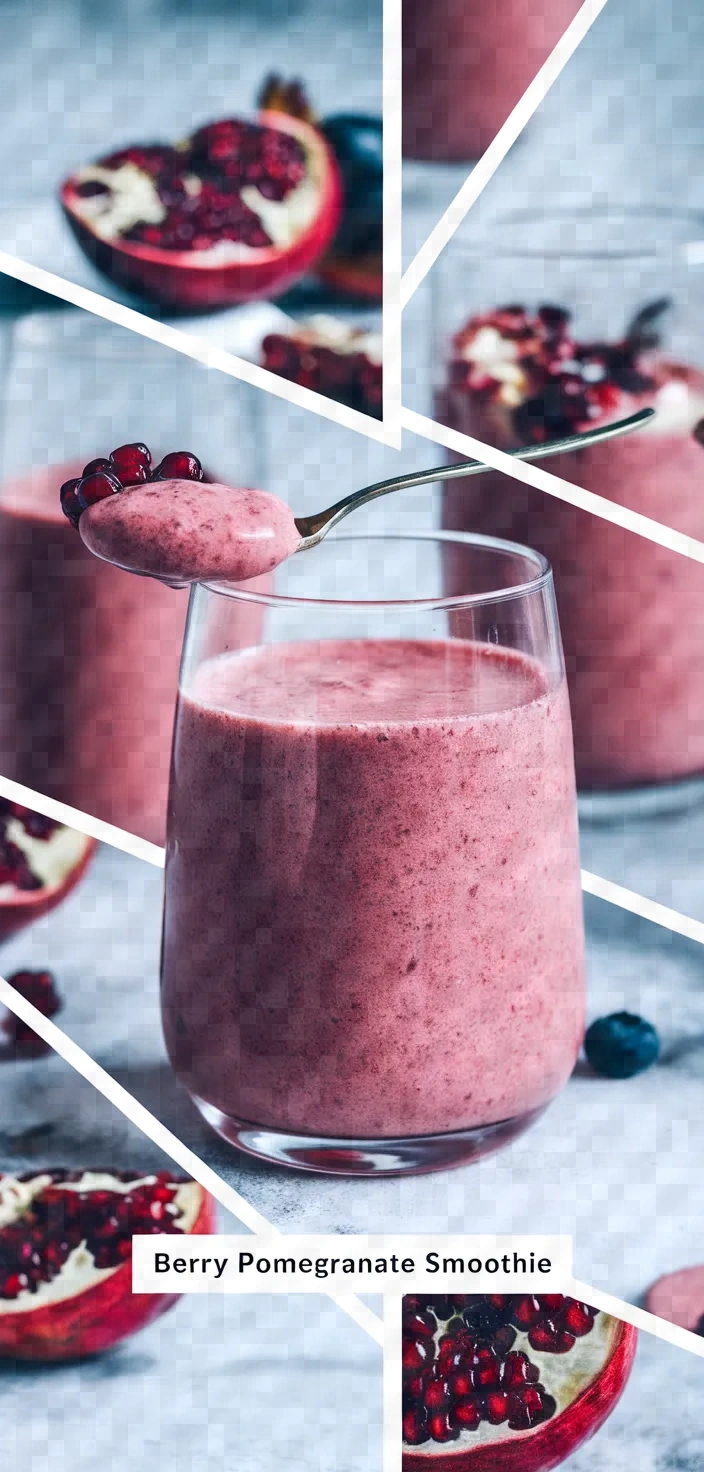 A photo of Berry Pomegranate Smoothie Recipe