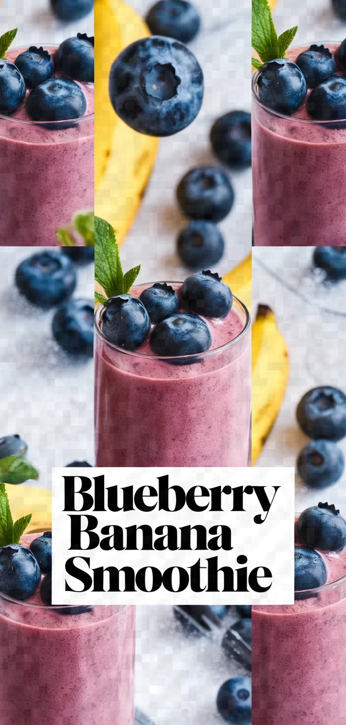 A photo of Blueberry Banana Smoothie Recipe