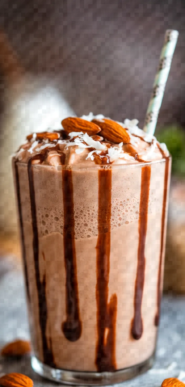 A photo of Chocolate Almond Coconut Shake Recipe
