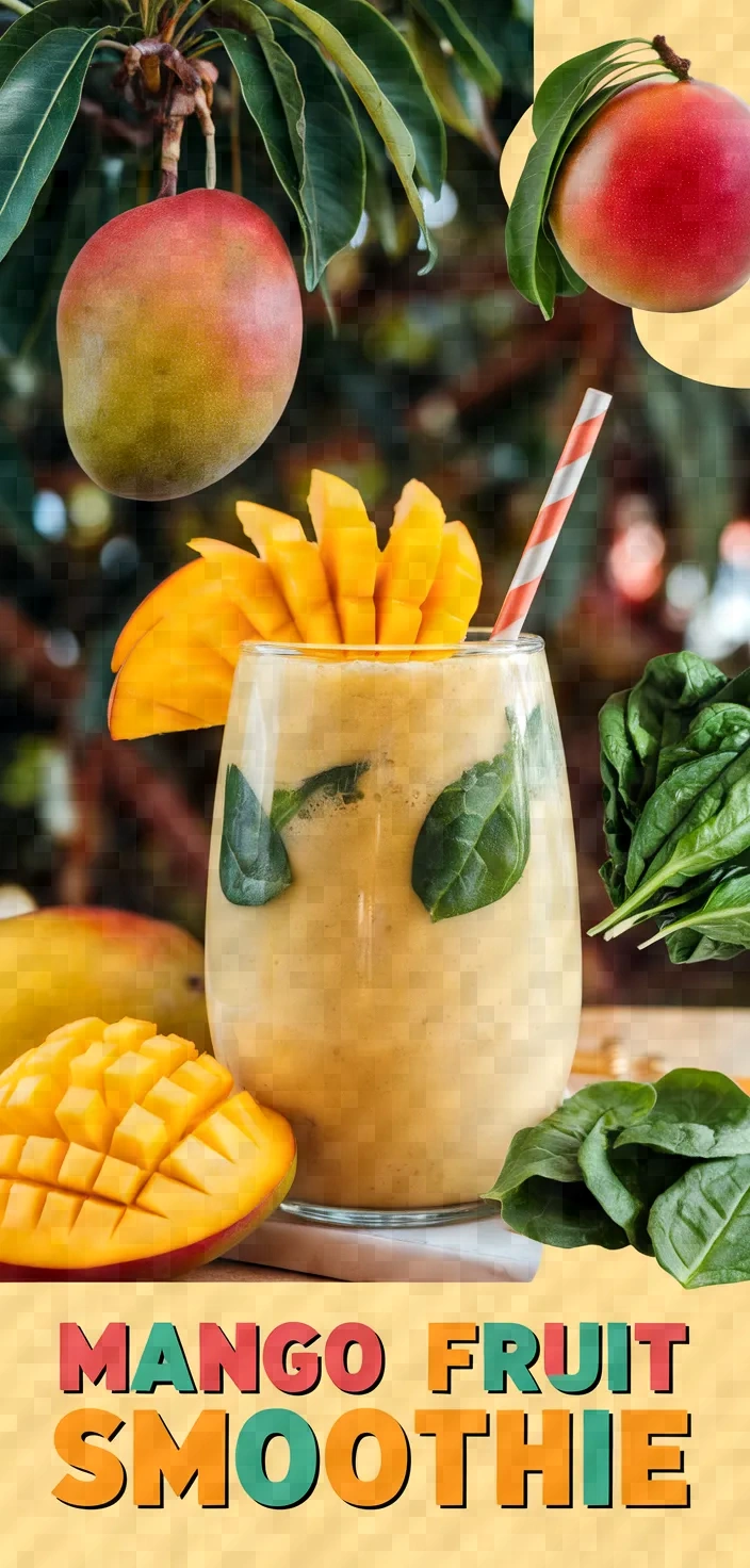 A photo of Mango Fruit Smoothie Recipe