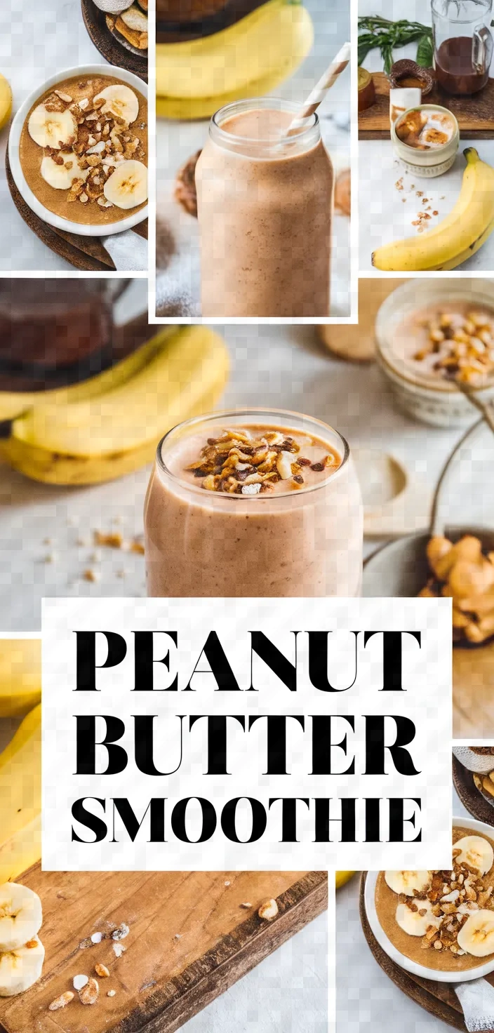 A photo of Peanut Butter Banana Smoothie Recipe