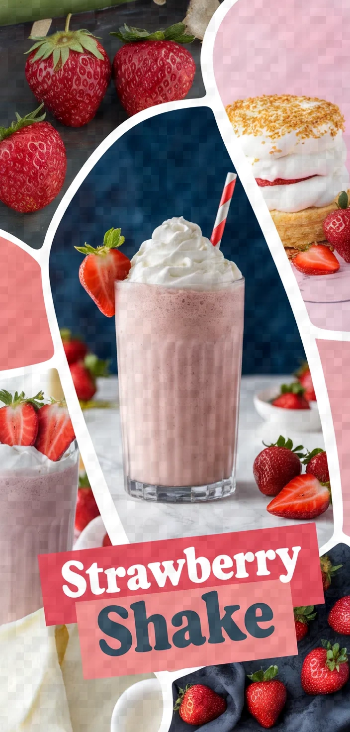A photo of Strawberry Shortcake Milkshake Recipe