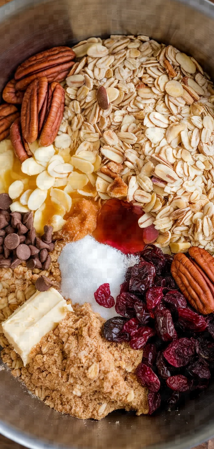 Ingredients photo for Homemade Granola Bars Recipe