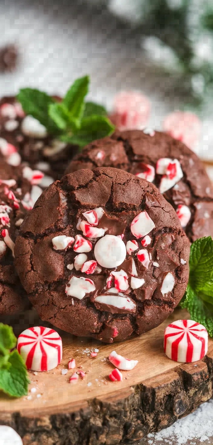 Peppermint Double Chocolate Cookies Recipe