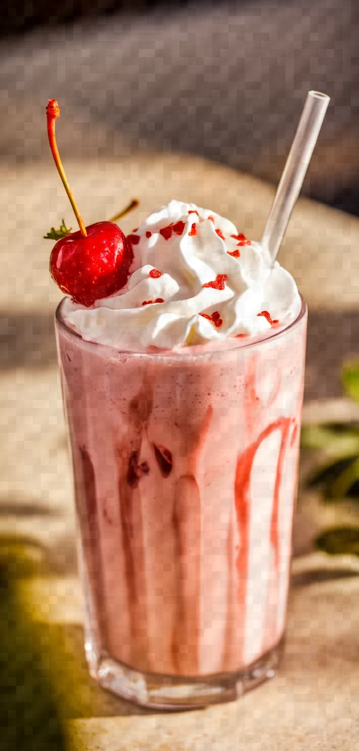 Photo of Strawberry Shortcake Milkshake Recipe