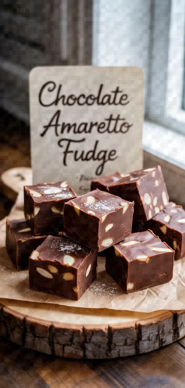 Chocolate Amaretto Fudge Recipe