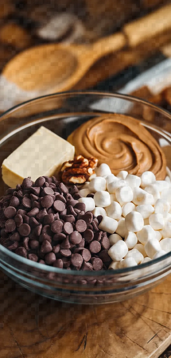Ingredients photo for Chocolate Confetti Squares Recipe