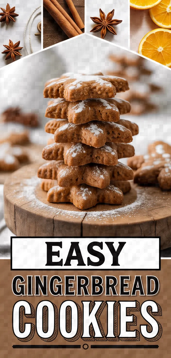 A photo of Easy Gingerbread Cookies Recipe