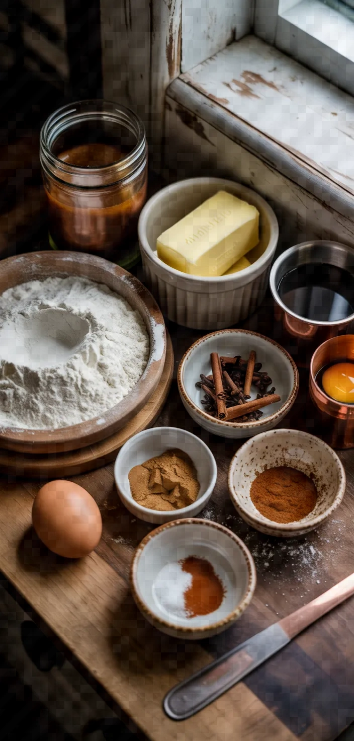 Ingredients photo for Easy Gingerbread Cookies Recipe