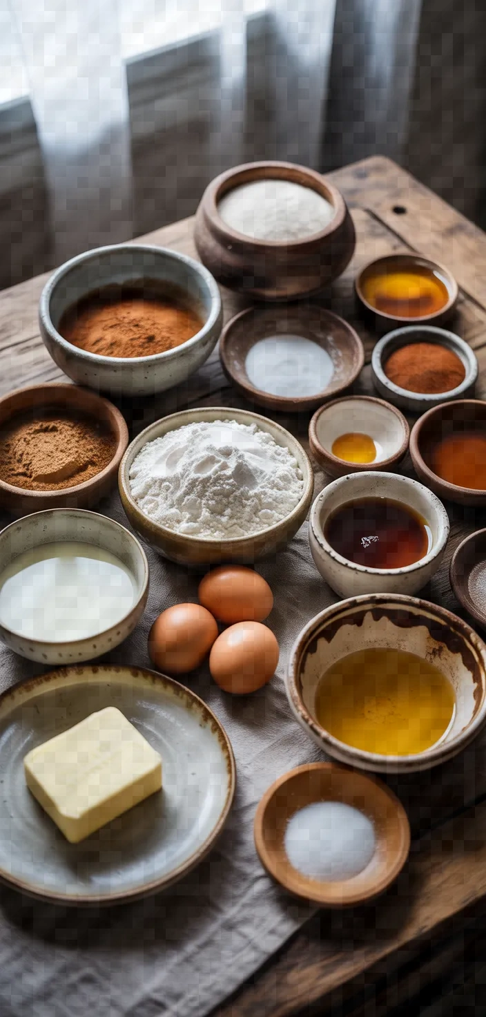 Ingredients photo for Gingerbread Pancakes Recipe