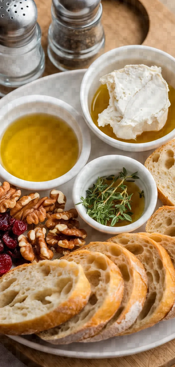 Ingredients photo for Goat Cheese Crostini Recipe