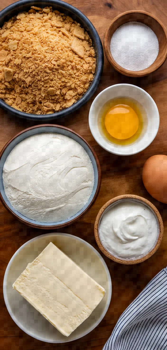 Ingredients photo for How To Make Cheesecake Recipe