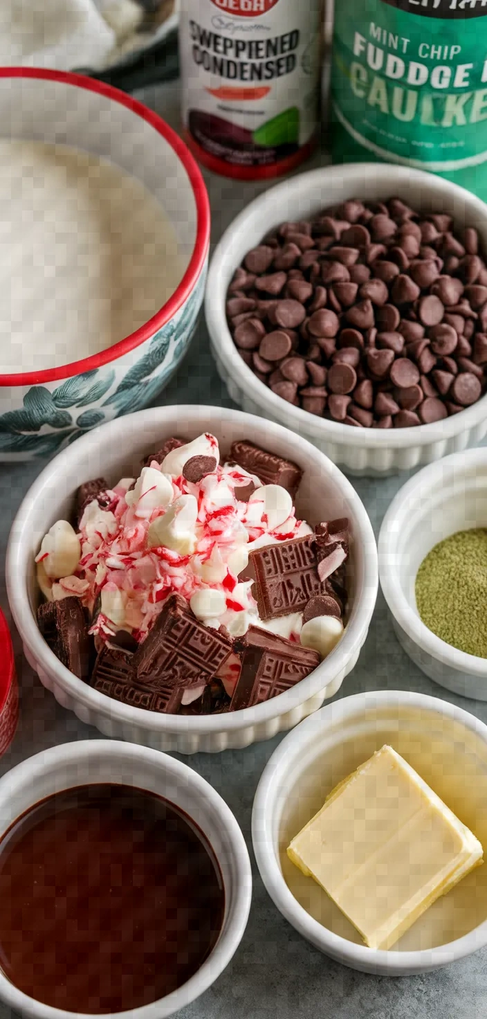 Ingredients photo for Mint Chip Ice Cream Cake Recipe