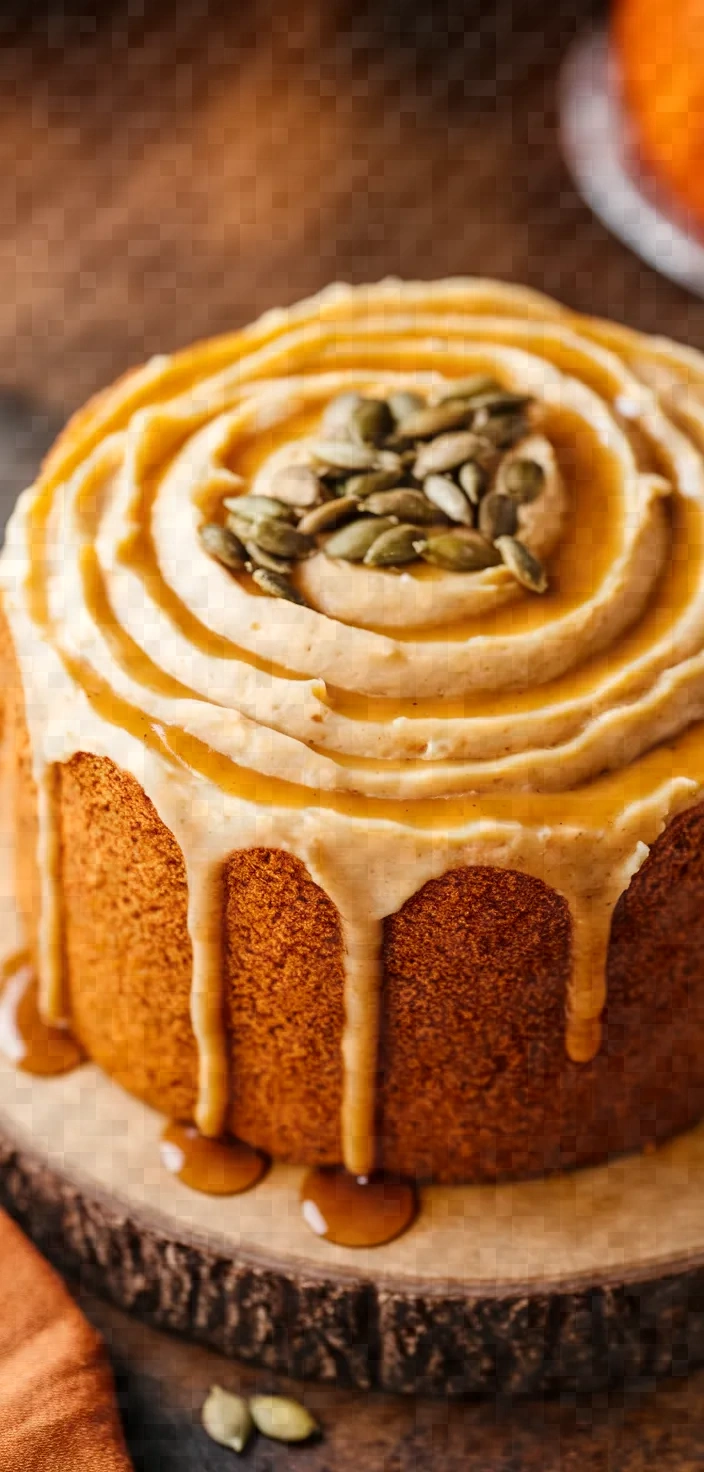 Pumpkin Cake Maple Frosting Recipe