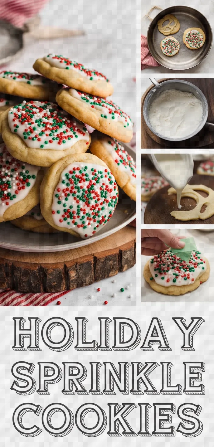A photo of Holiday Sprinkle Cookies Recipe