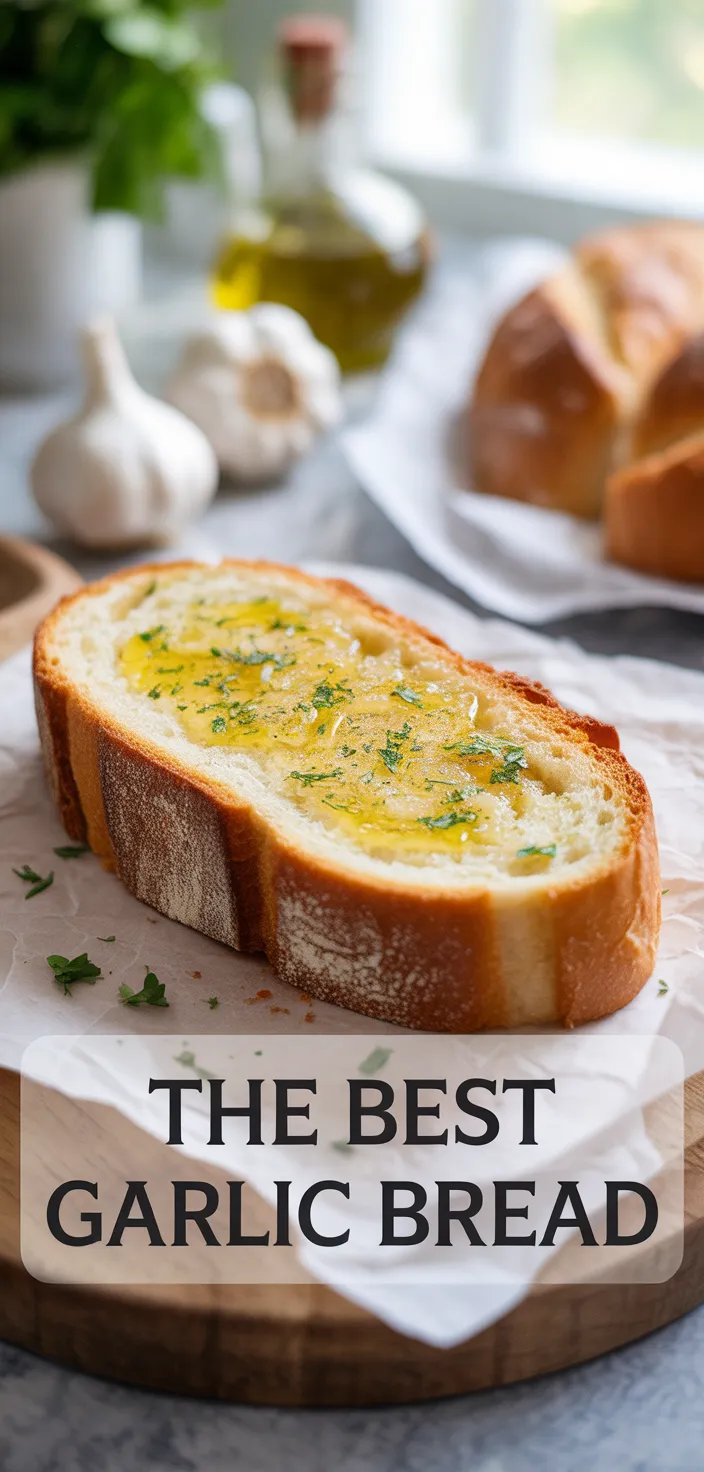 A photo of The BEST Garlic Bread Recipe